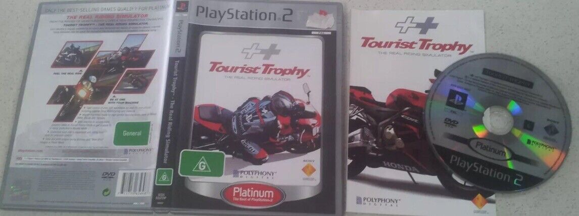 PlayStation 2 TOURIST TROPHY For PS2 PAL Sony Real Riding Simulator