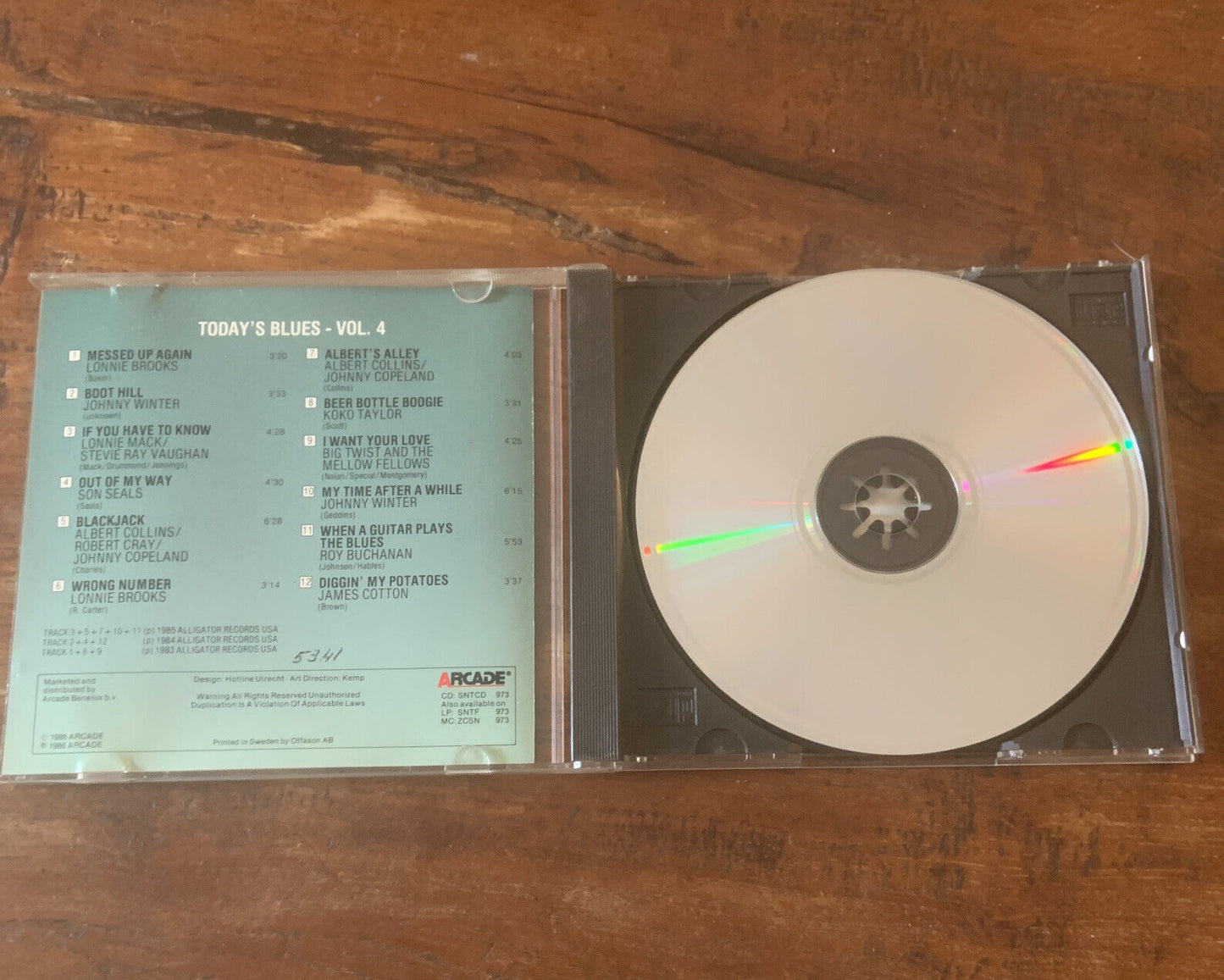 DVD Today's Blues Volume 4 Various Music Album 1986 Robert Cray James Cotton