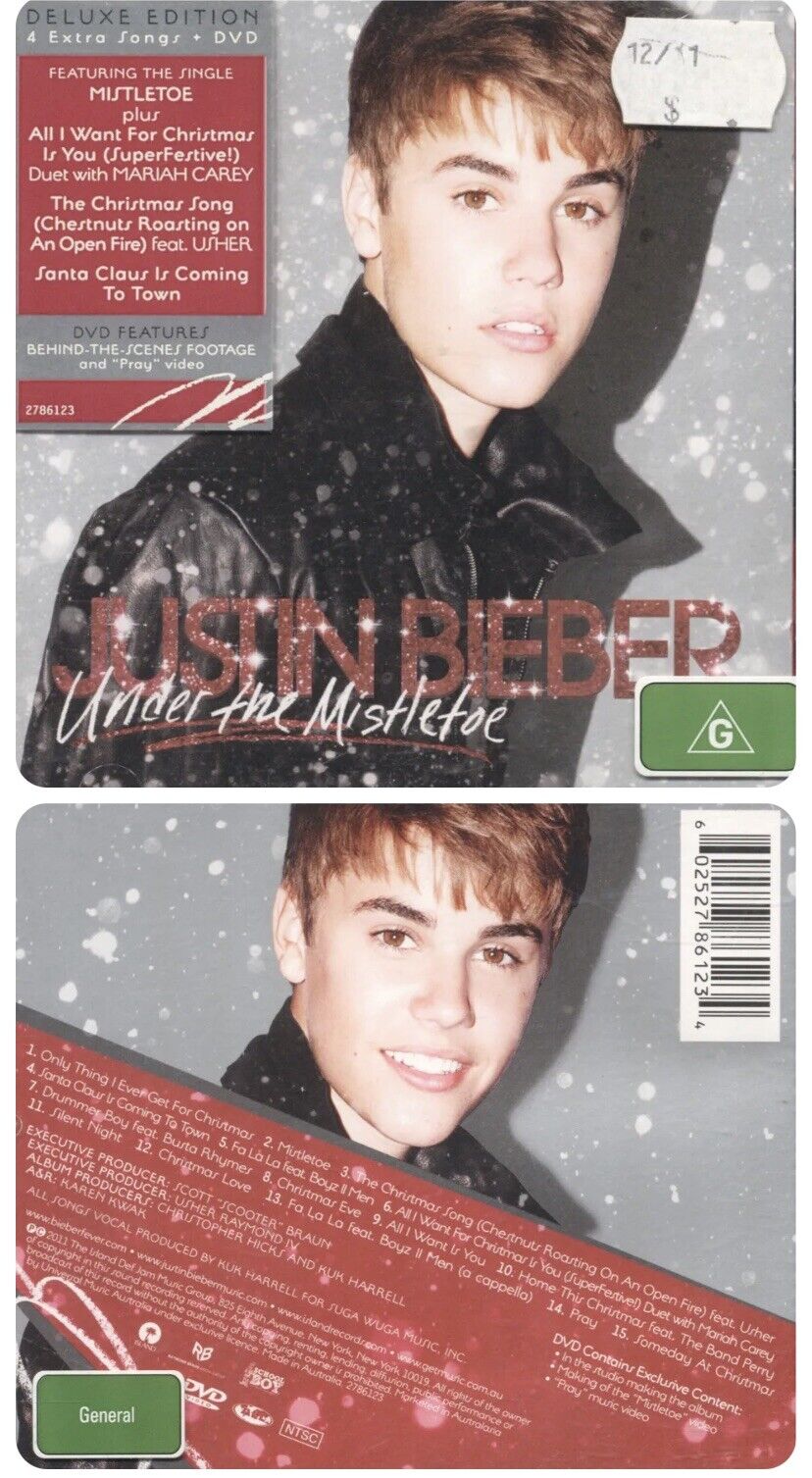 CD & DVD JUSTiN BIEBER Under The Mistletoe Deluxe Edition Music Christmas Xmas