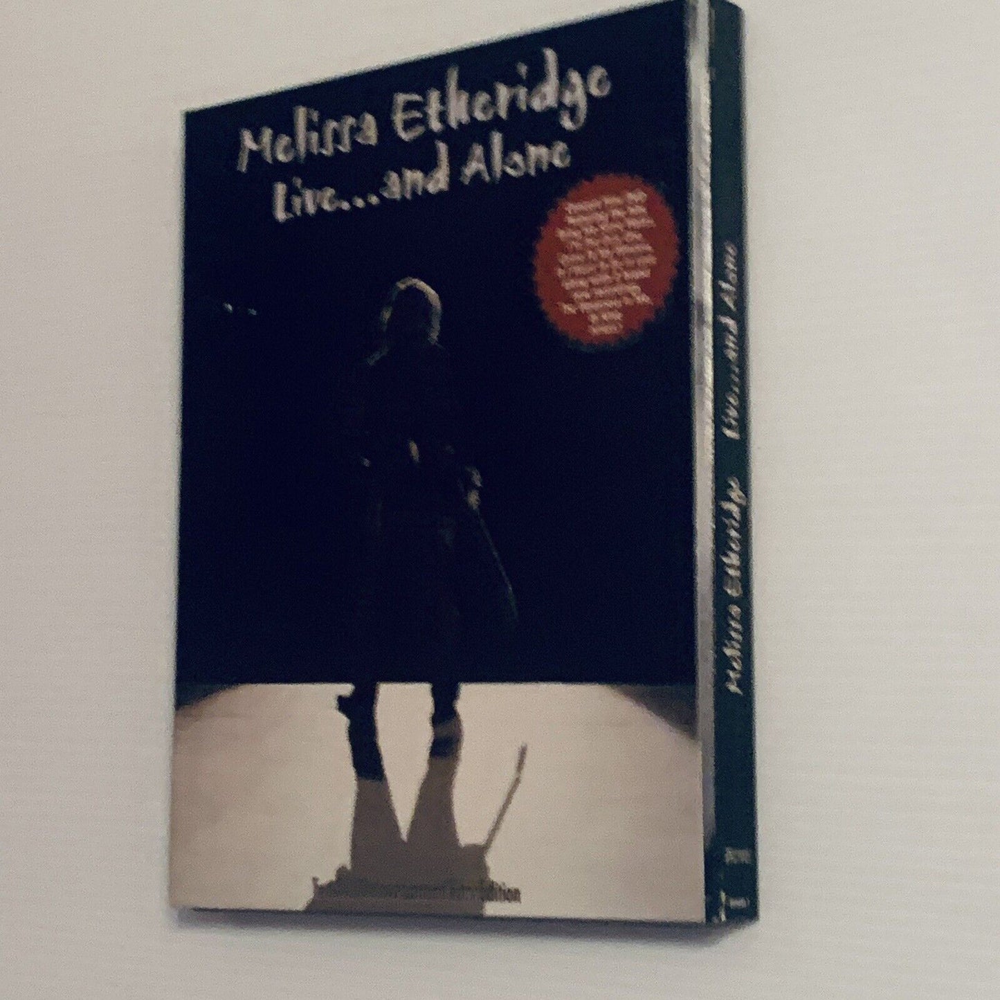 DVD 2 Disc Melissa Etheridge Live...and Alone Collectors Set Concert Flip Case