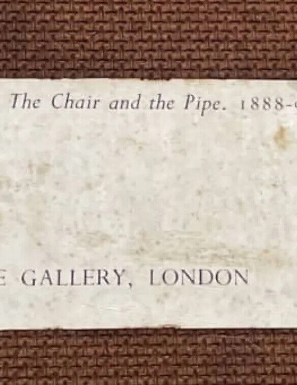 Framed The Chair And The Pipe 1888 Arles Impressionist Painting VINCENT VAN GOGH