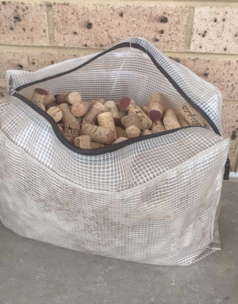 100 X Wine Corks Printed Natural Board Bottle Art Craft Party Fishing Used Clean