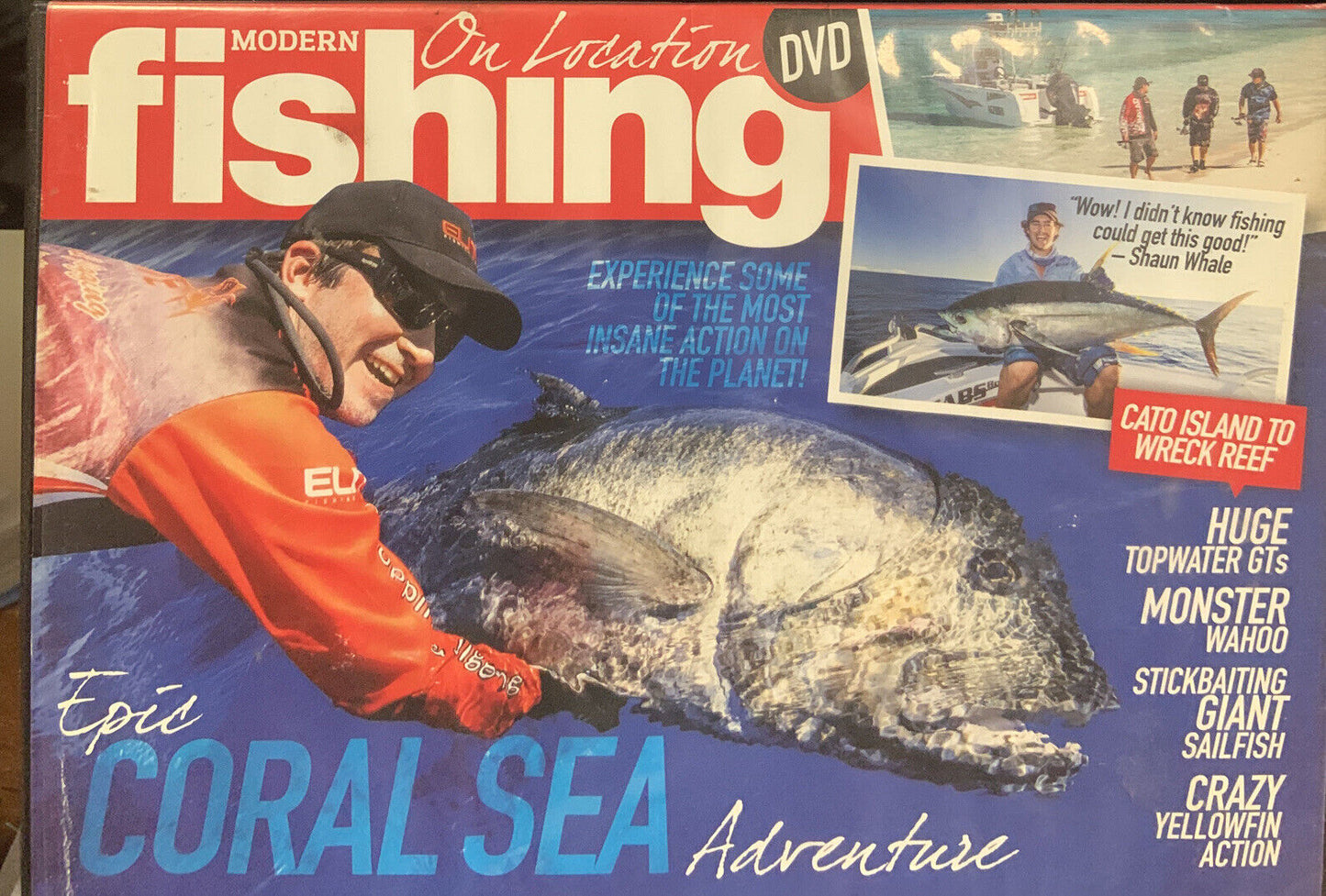DVD Modern Fishing On Location Epic Coral Sea Adventure Experience 2015 Slimcase
