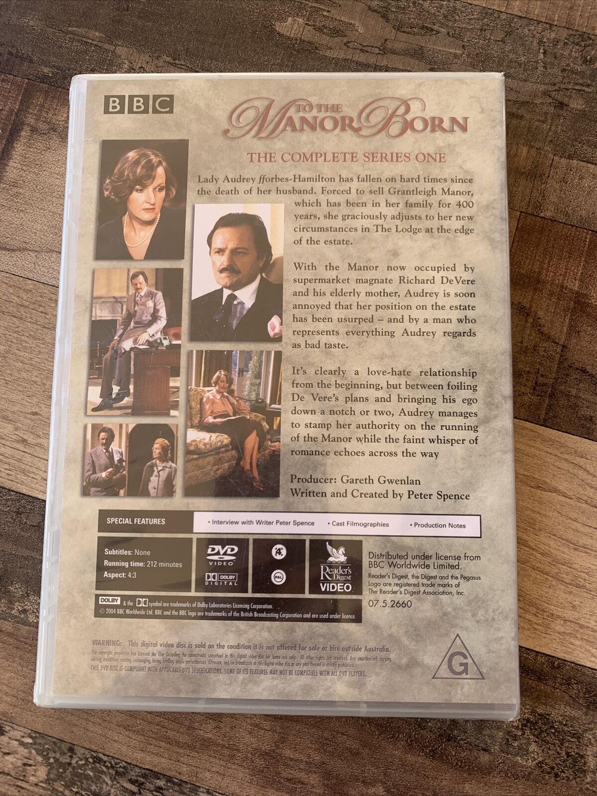 DVD TO THE MANOR BORN Season 1 One R4 BBC Comedy TV Series Sealed NEW 2 Disc