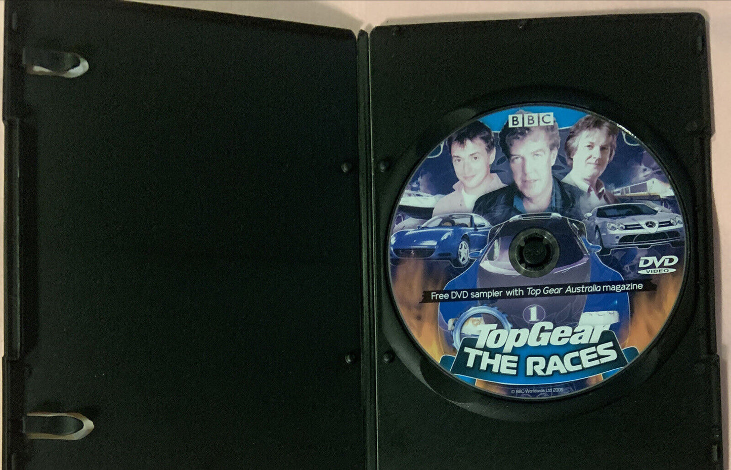 DVD TOP GEAR The Races Slimcase Clean Disc BBC Sampler Promo Cars Automobiles