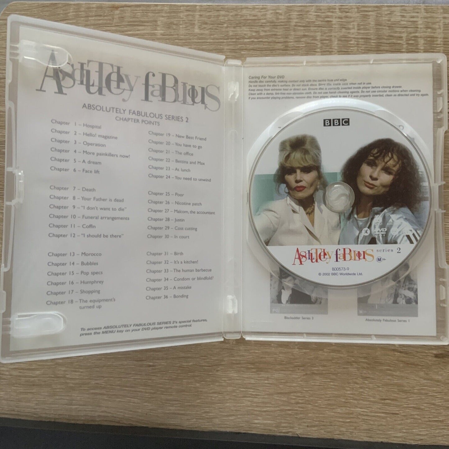 DVD ABSOLUTELY FABULOUS Series 2 R4 BBC British Comedy Cult Joanna Lumley TV