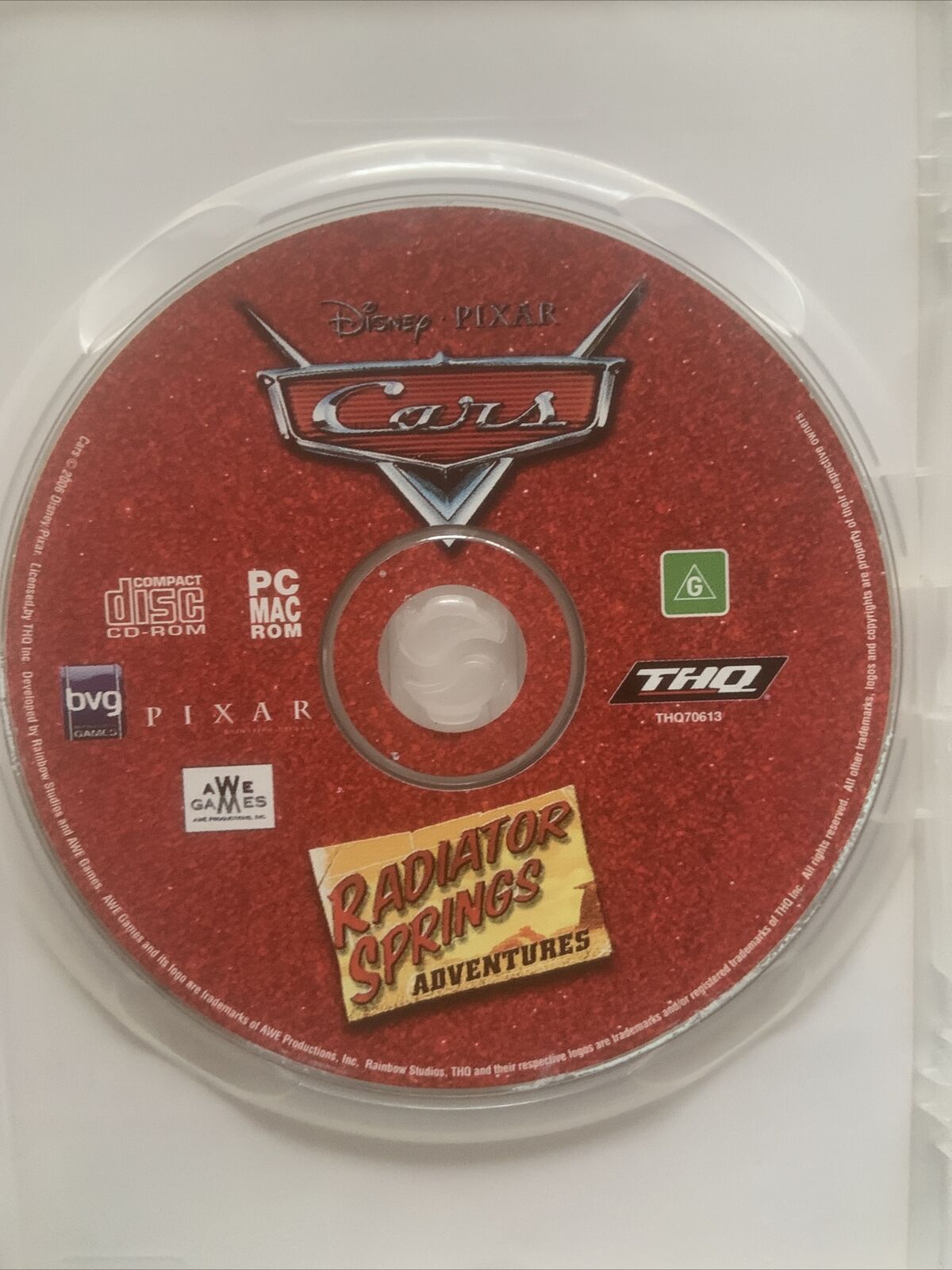 PC DVD ROM Mac CARS Disney Pixar Radiator Springs Adventure Animated Game
