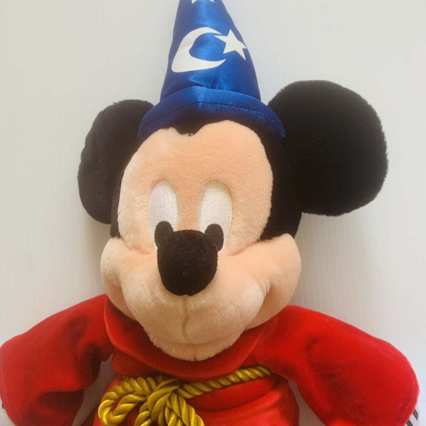 MICKEY MOUSE Sorcerer's Apprentice Disneyland Resort FANTASIA Plush Toy NEW 50cm