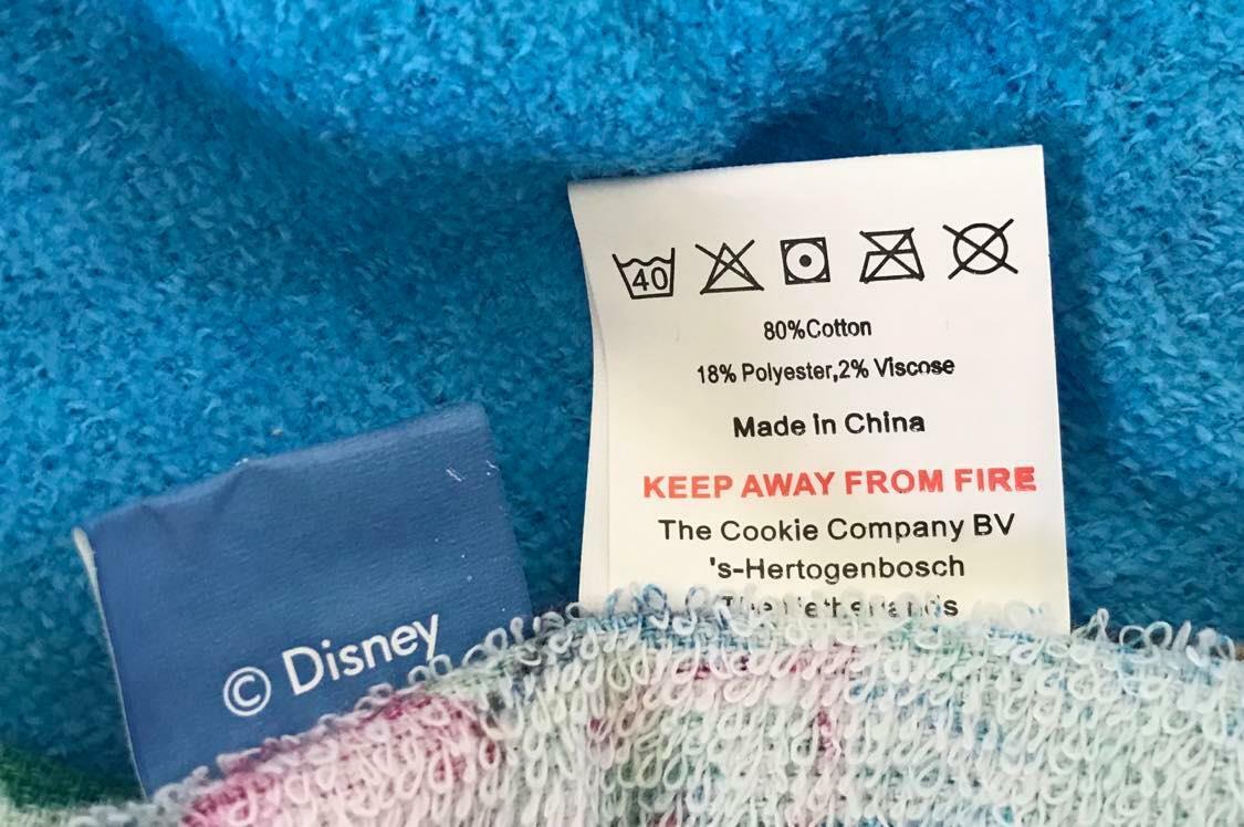 Girls FROZEN Princess Print Bath Beach Poncho Hooded Robe Disney NEW