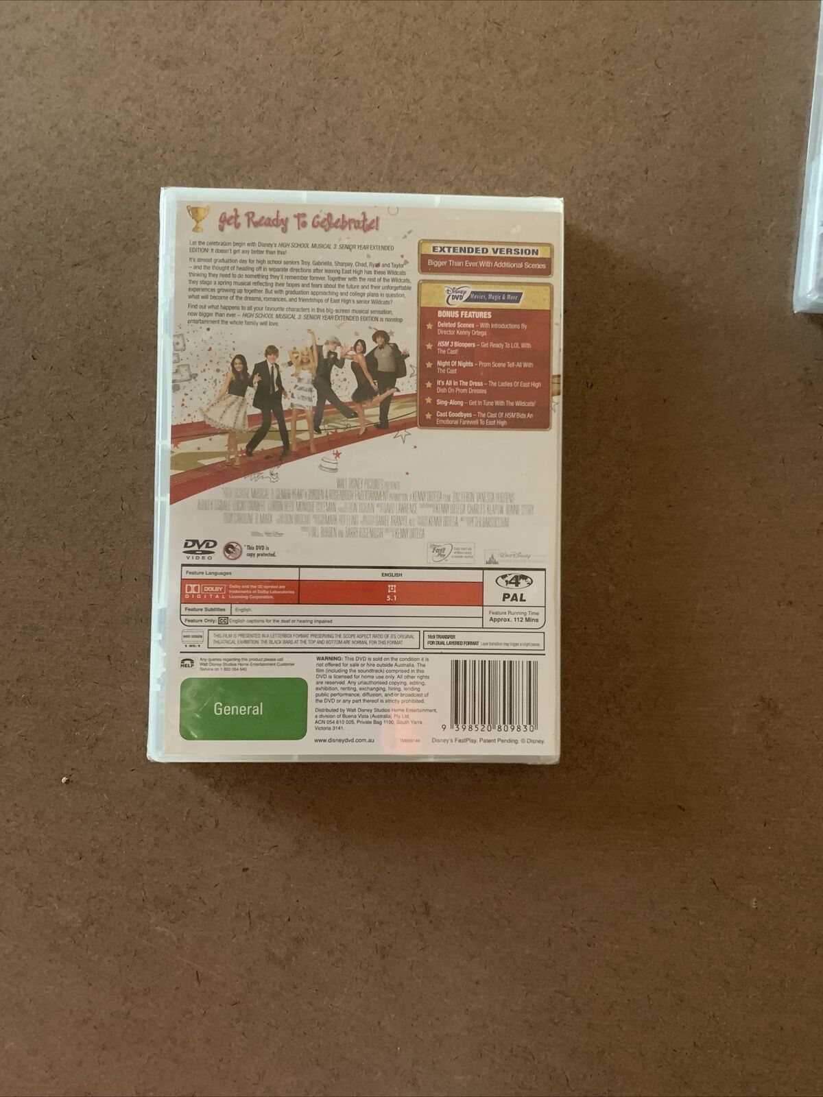 DVD HIGH SCHOOL MUSICAL 3 Movie Bundle 1 2 3 2006 Disney Channel Sealed NEW