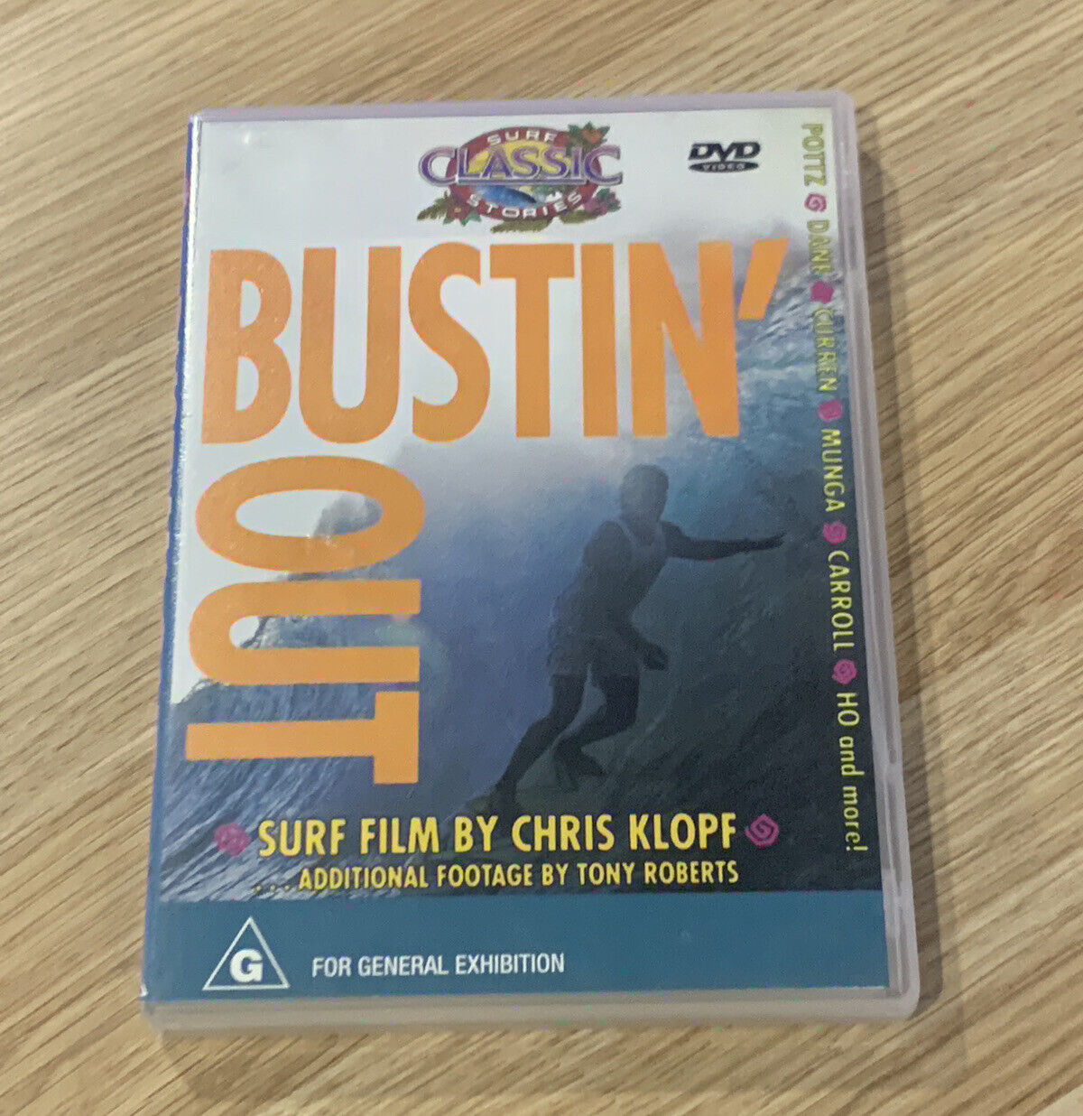 DVD Classic Surf Stories Bustin' Out R4 Surfing Chris Klopf 45mins