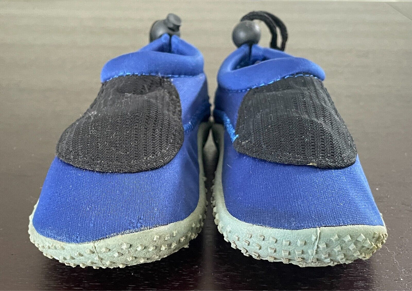 Boys Size 1 MIRAGE Aqua Shoes Blue Neoprene for Dive Surf Swim Beach 19.5cm Long