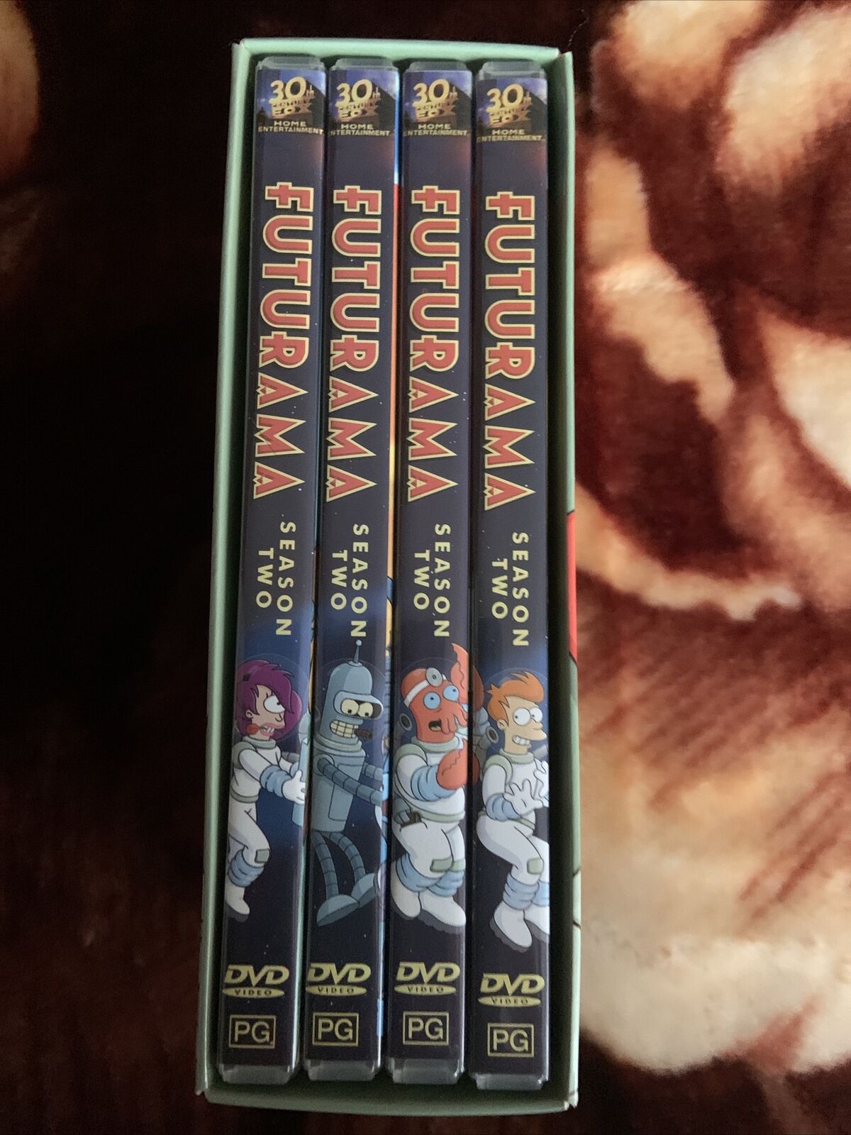 DVD FUTURAMA Season 2 4 Disc Set 2003 FATBOX 2003 Matt Groening TV Series