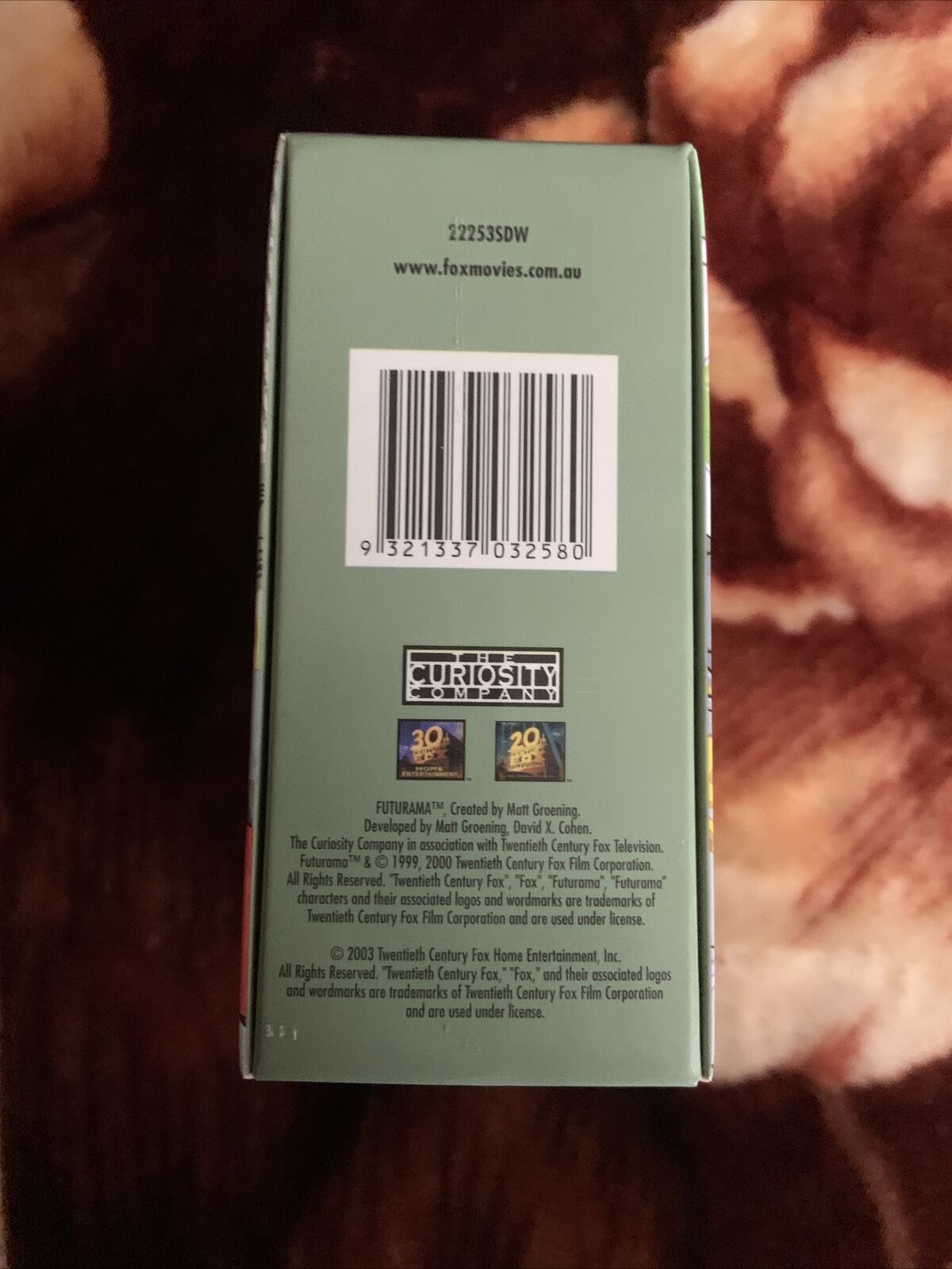 DVD FUTURAMA Season 2 4 Disc Set 2003 FATBOX 2003 Matt Groening TV Series