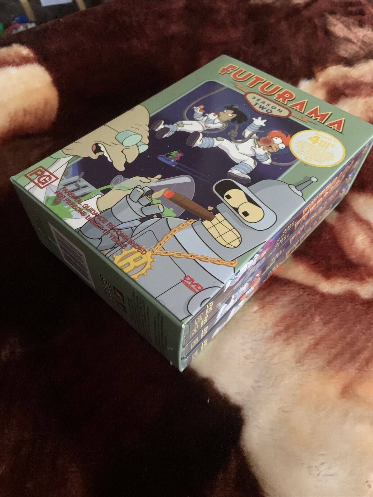 DVD FUTURAMA Season 2 4 Disc Set 2003 FATBOX 2003 Matt Groening TV Series