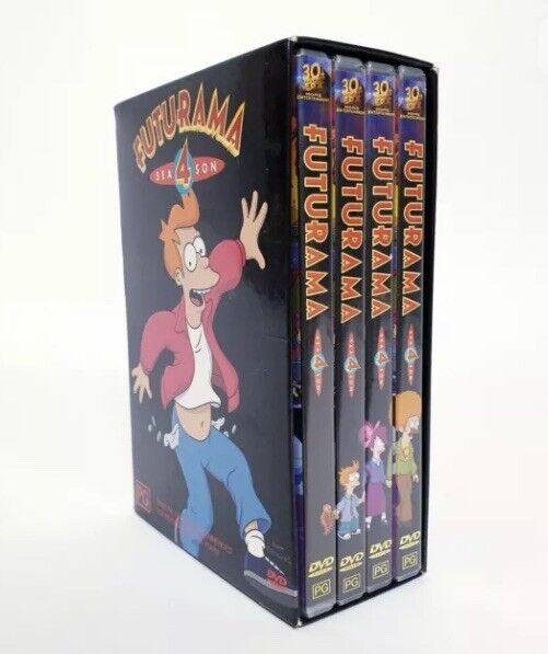 DVD FUTURAMA Season 4 Four AUS Comedy Space Anime Box Set TV Series