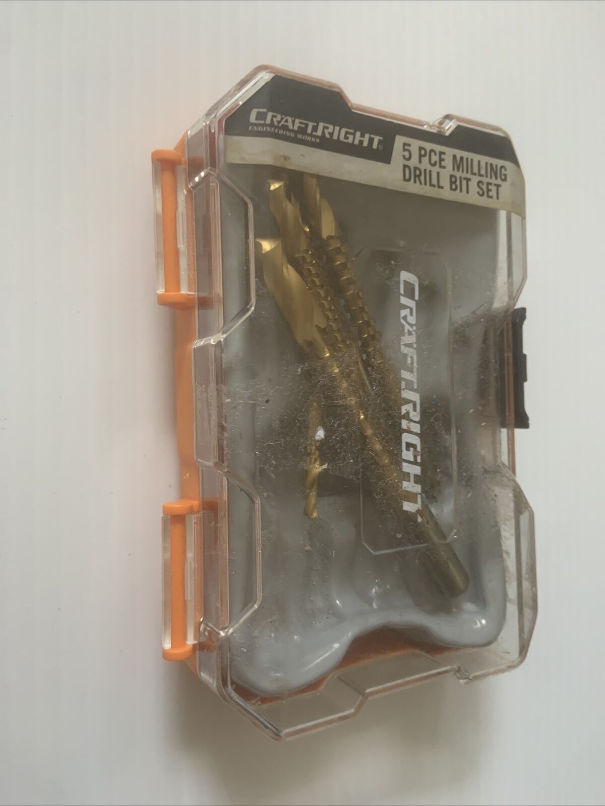 CRAFTRIGHT MILLING DRILL BIT SET 5 Piece - Specs Last Pic NEW Sealed Box Tools