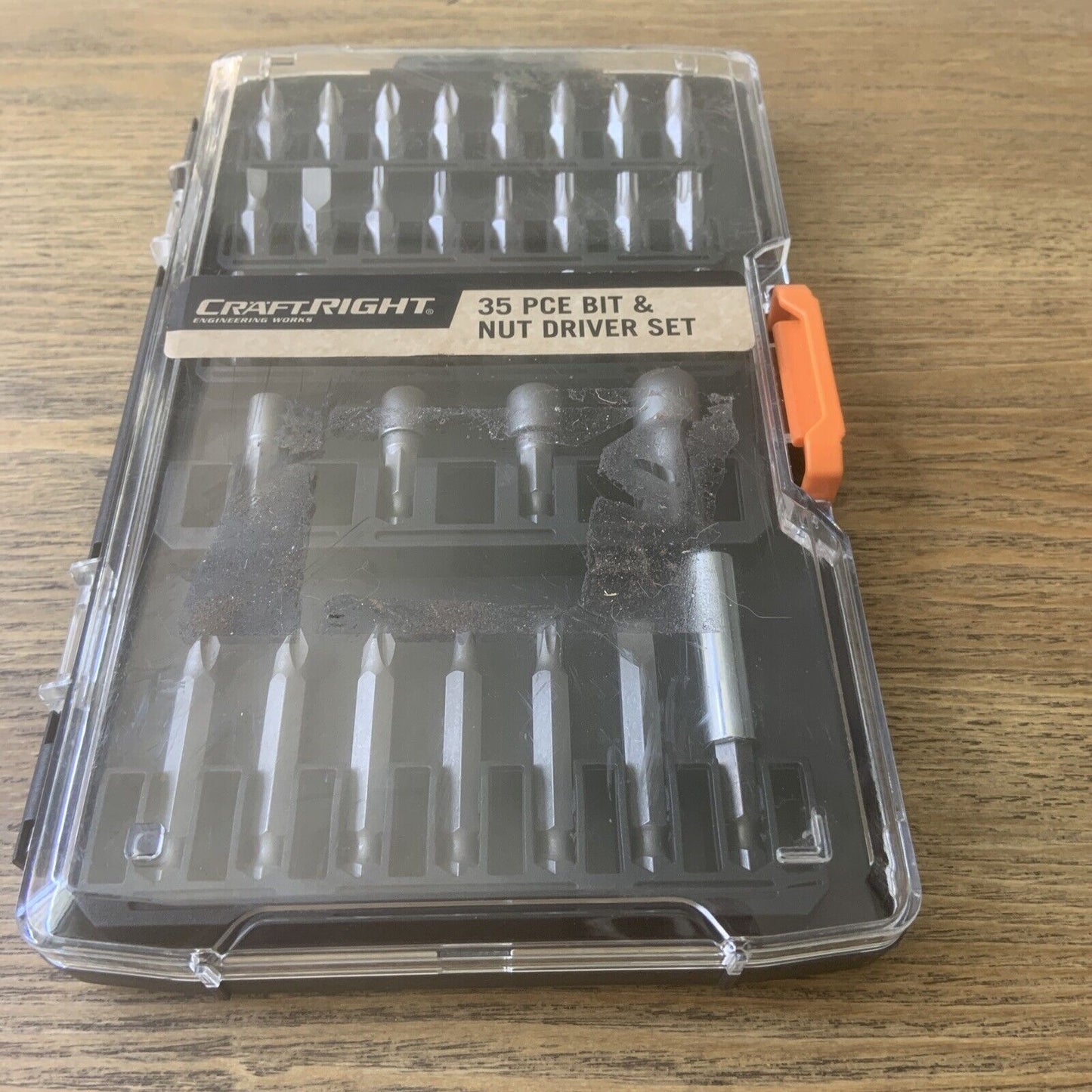 CRAFTRIGHT BIT & NUT DRIVER SET 35 Piece see Specs Last Pic NEW Sealed Box Tools