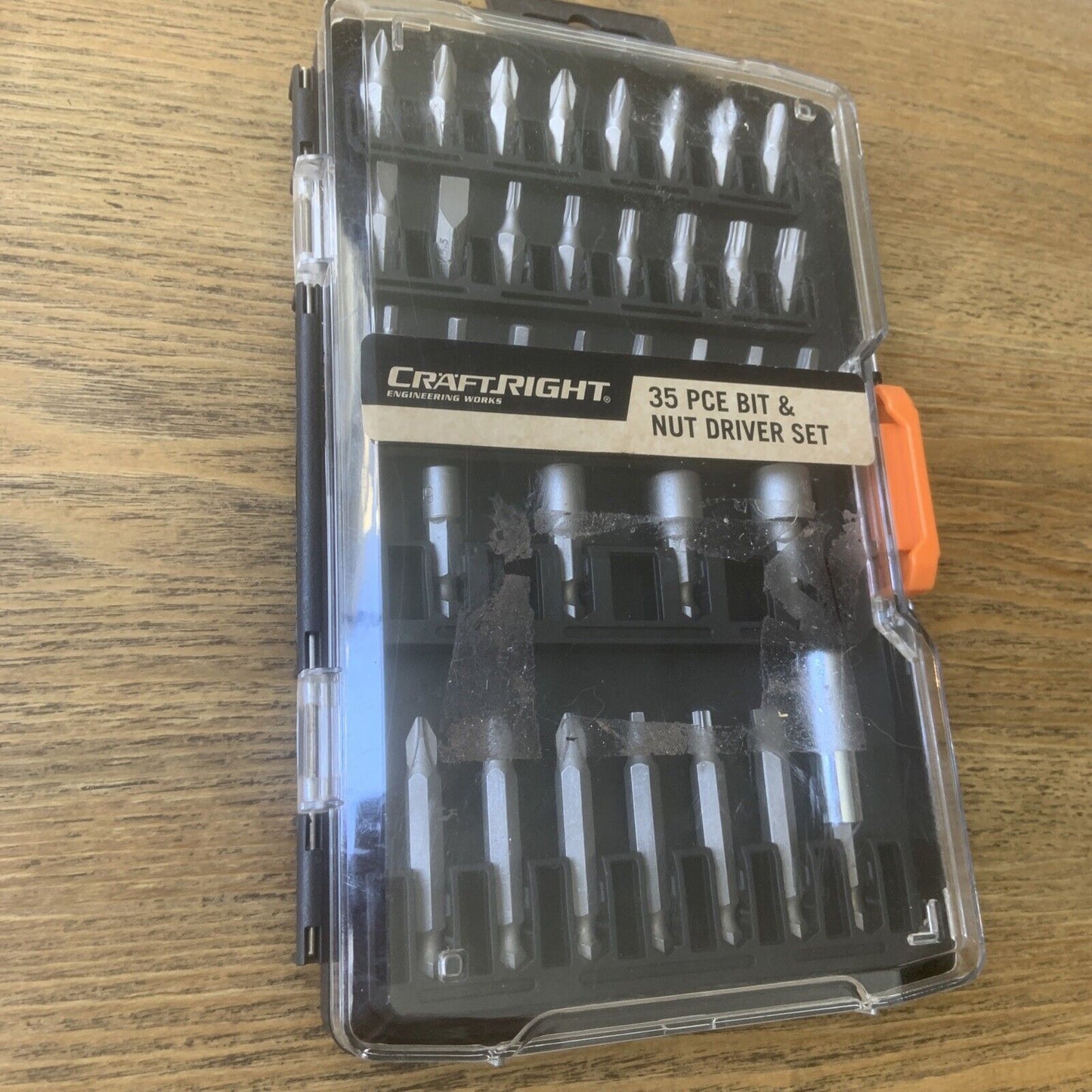 CRAFTRIGHT BIT & NUT DRIVER SET 35 Piece see Specs Last Pic NEW Sealed Box Tools