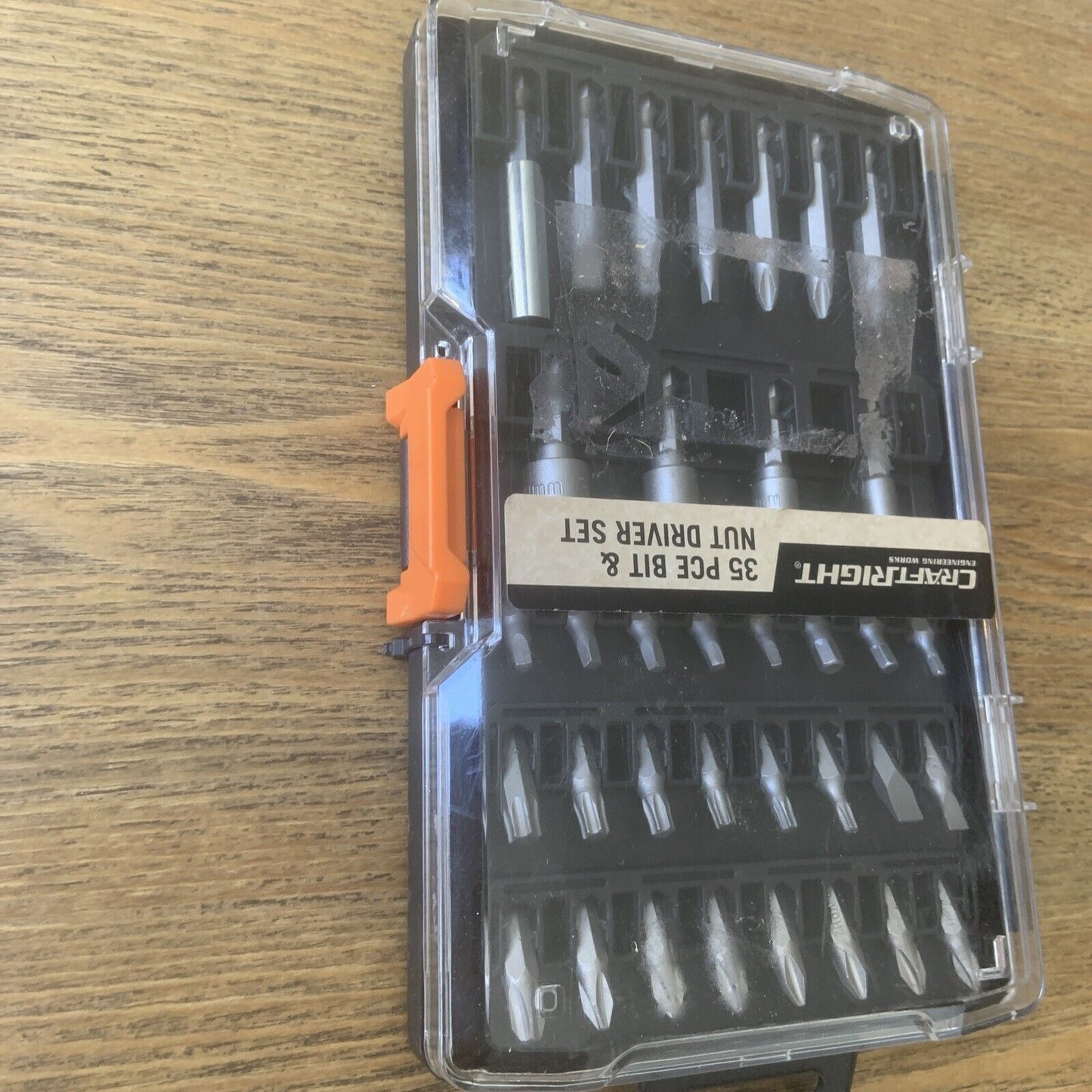 CRAFTRIGHT BIT & NUT DRIVER SET 35 Piece see Specs Last Pic NEW Sealed Box Tools