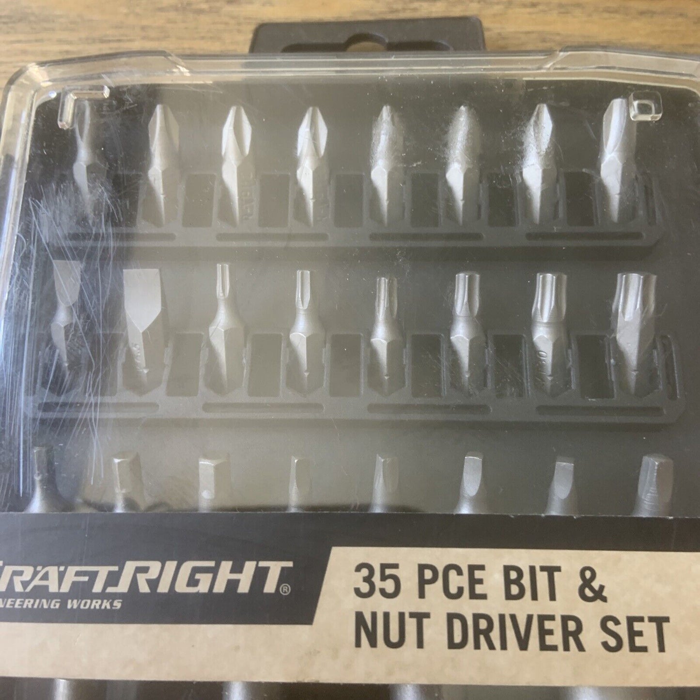 CRAFTRIGHT BIT & NUT DRIVER SET 35 Piece see Specs Last Pic NEW Sealed Box Tools