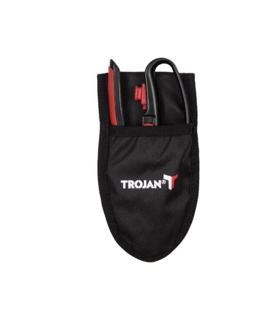 TROJAN ® Ratchet Anvil Pruner Secateur Lockable Premium Blades Pouch 20cm NEW