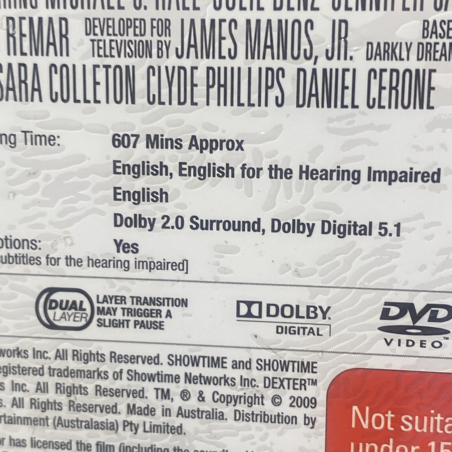 DVD DEXTER Second Season 2nd Series Dark Cult Metal Case Sealed NEW TV Series