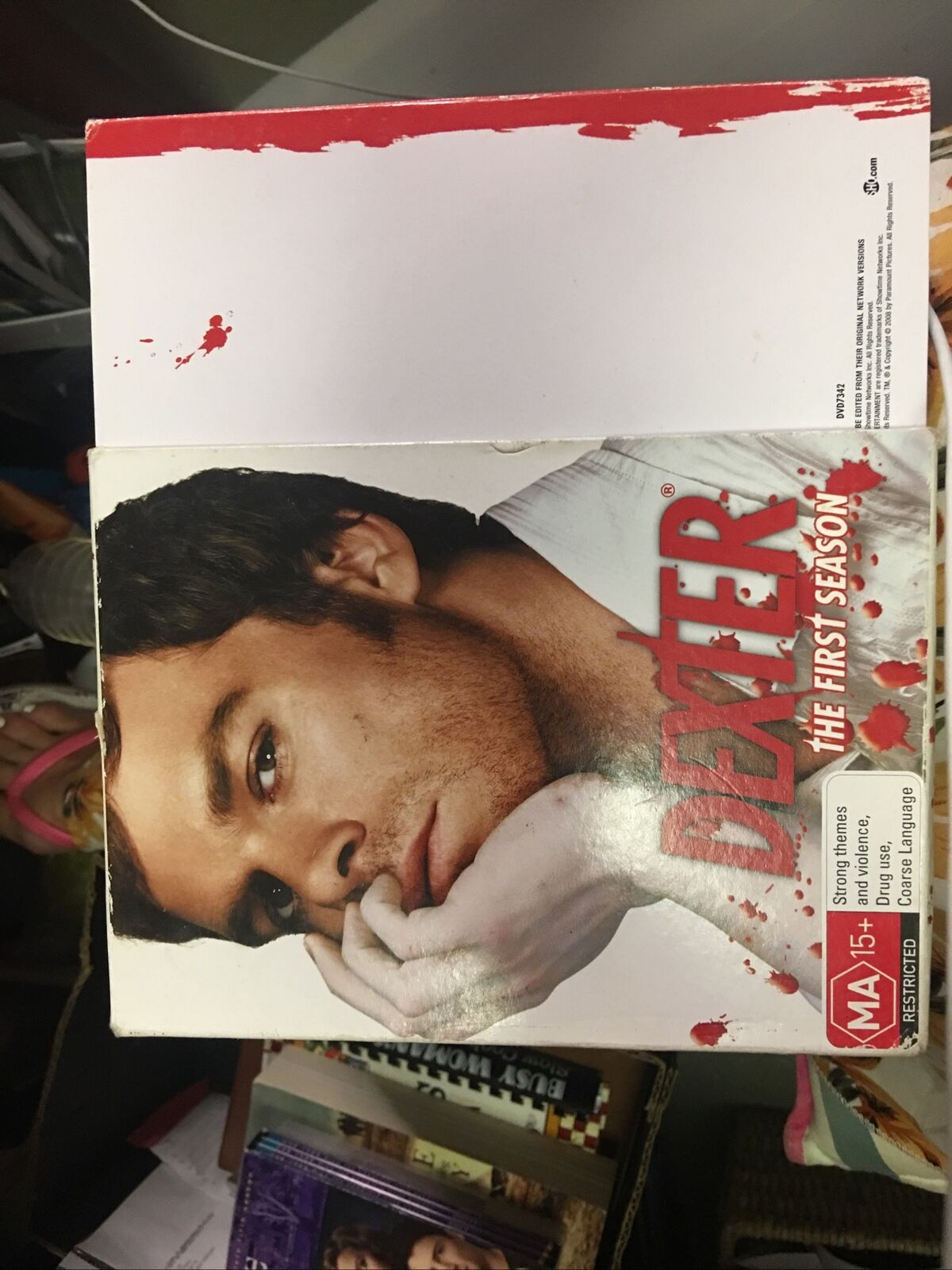 DVD DEXTER First Season 1st 2008 4 Disc Set Dark Cult Blood Gore TV Series