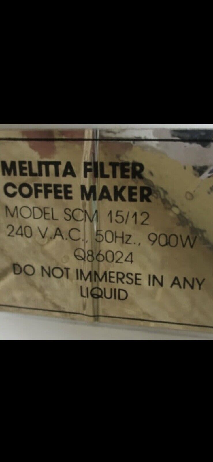 White Breville 12 cup Percolator Melitta Filter Coffee Maker Machine SMC 15/12