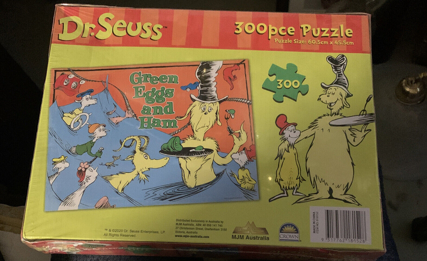 DR SEUSS 300 Pc Jigsaw Puzzle Green Eggs & Ham Kids 6y+ 60.5 x 45.5cm Sealed NEW