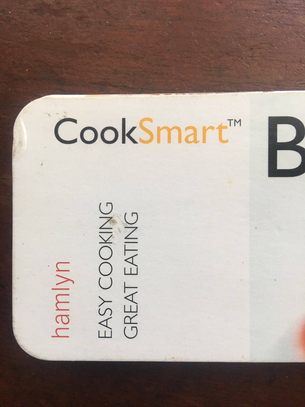 CookSmart Barbecue BBQ by Hamlyn Recipes Fanned Cards Book Wipedown Cover