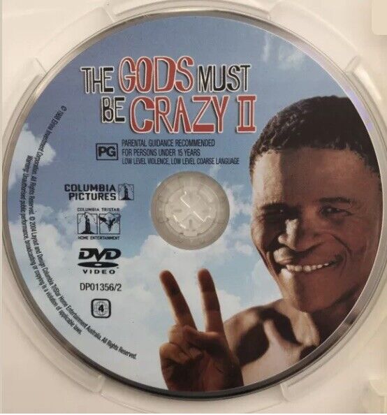 DVD The Gods Must Be Crazy 1 & 2 Comedy Movie N!xau Marius Weyers Sandra Prins