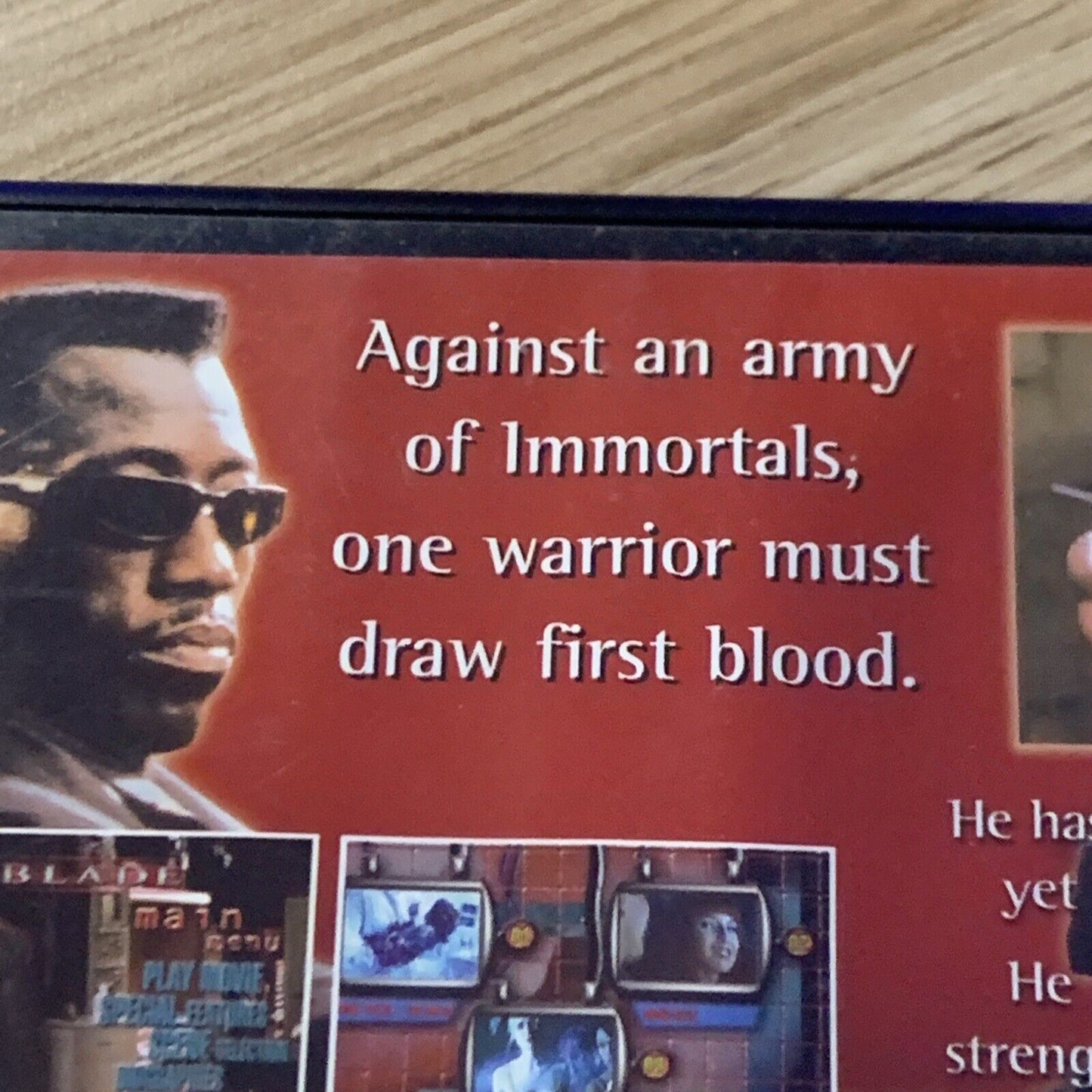 DVD BLADE 1999 R4 PAL Marvel Wesley Snipes Stephen Dorff Action Special Features