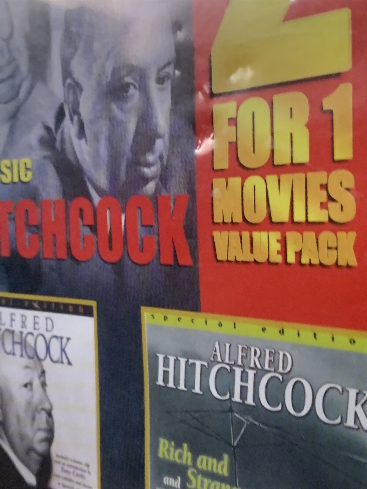 DVD The 39 Steps + Rich & Strange Classic Hitchcock 2 For 1 Movies Value Pack