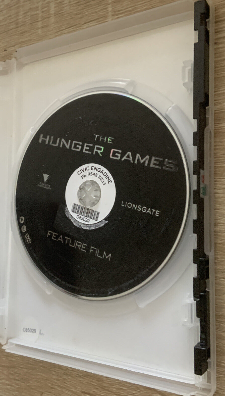DVD THE HUNGER GAMES 2012 Jennifer Lawrence EX Rental Worldwide Phenomenon
