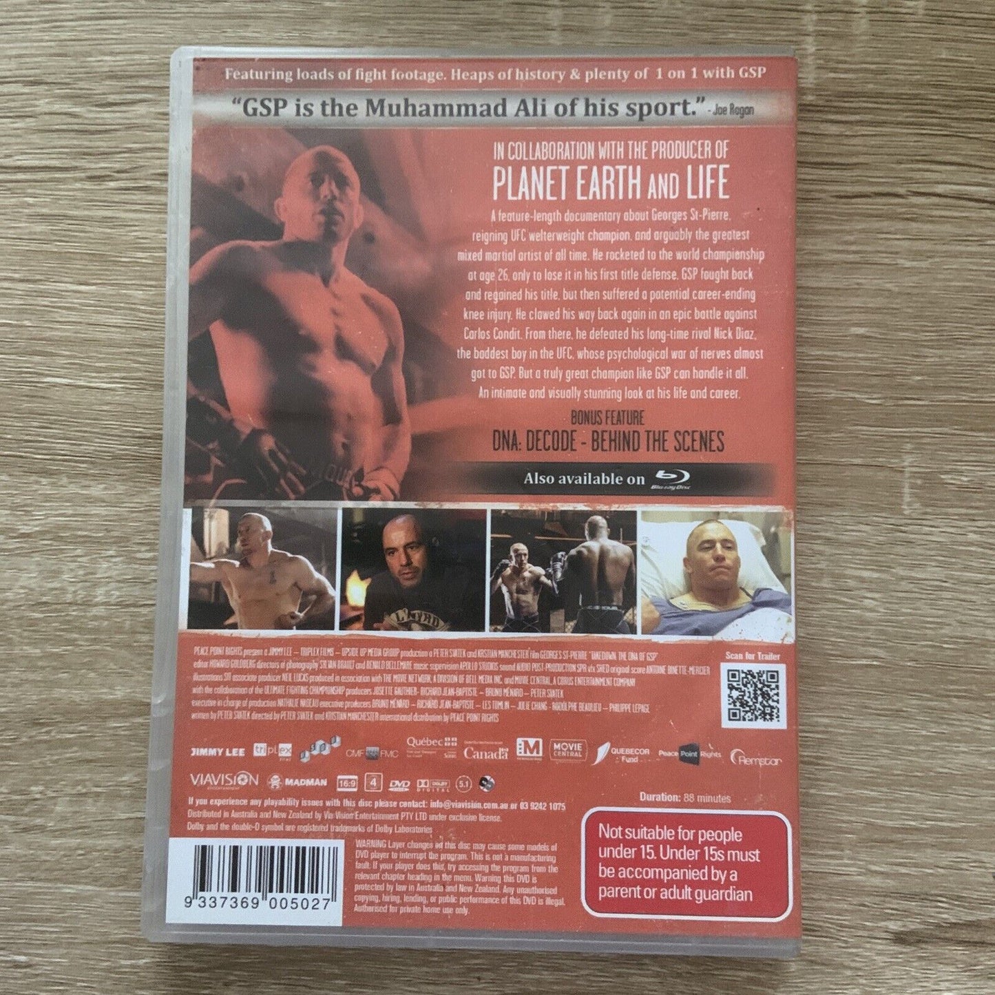 DVD TAKEDOWN - The DNA of GSP Georges St Pierre Documentary Movie