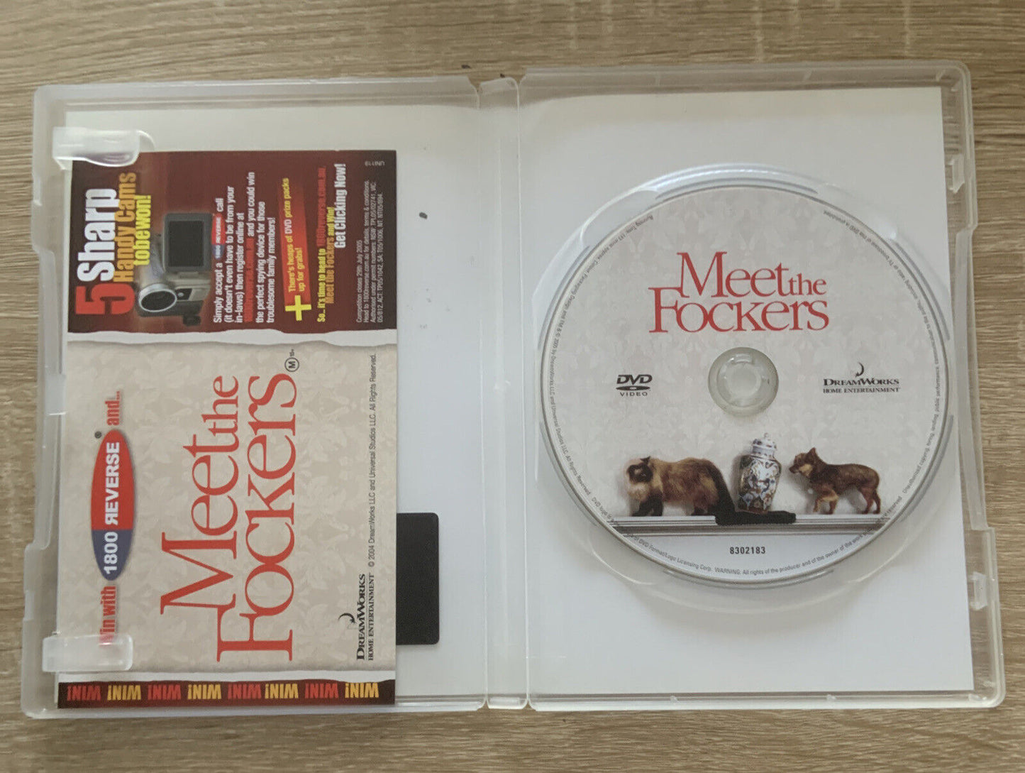 DVD MEET THE FOCKERS 2005 Dustin Hoffman Robert De Niro Ben Stiller R4 Comedy