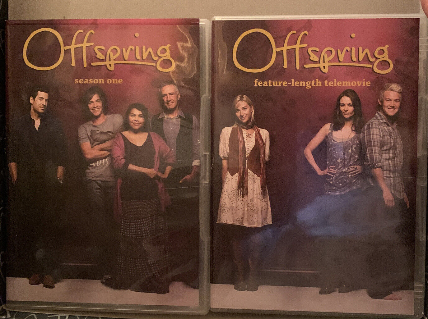 DVD 5 Disc OFFSPRING Complete Season 1 Slip Case Aussie TV Series +Telemovie