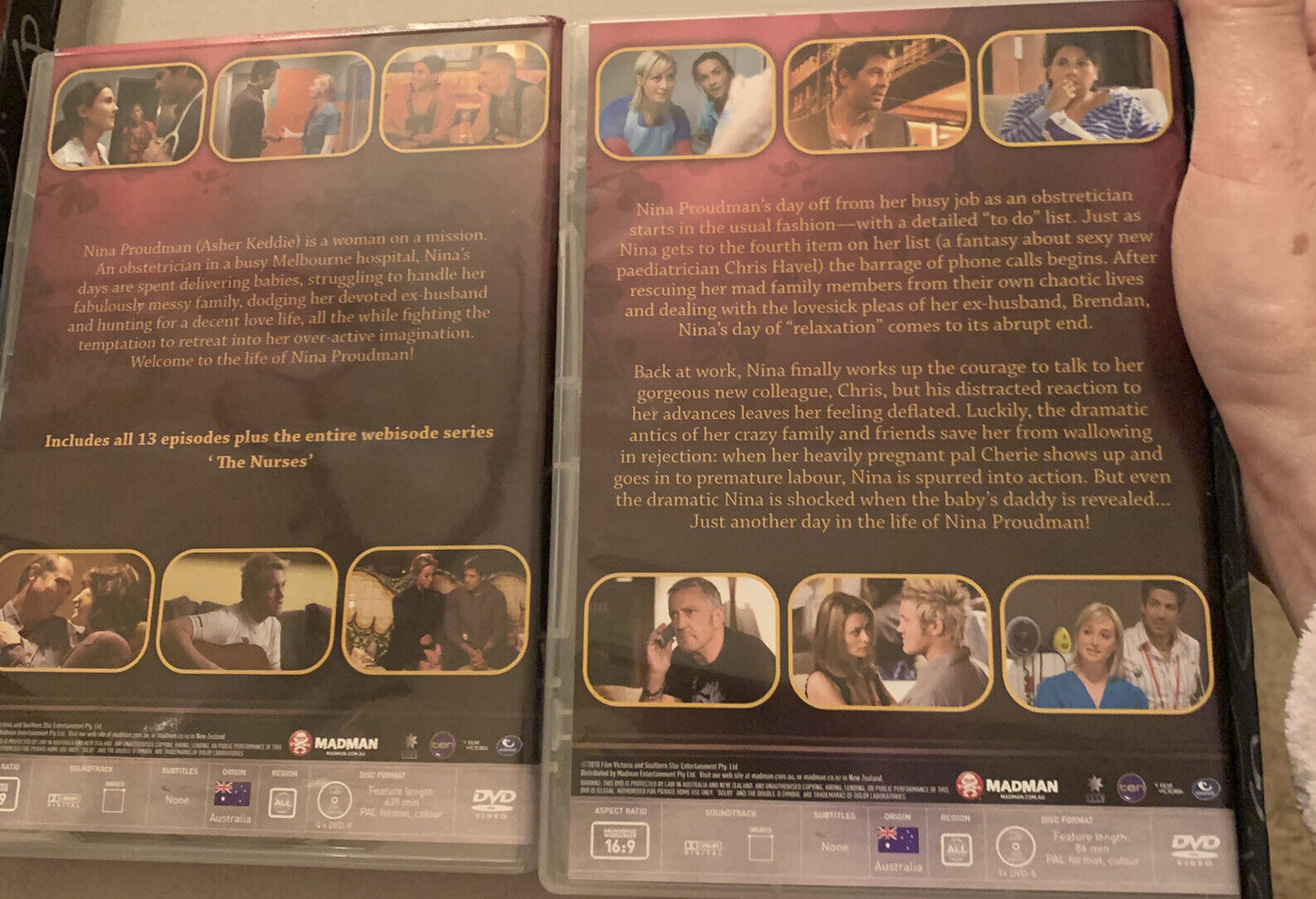DVD 5 Disc OFFSPRING Complete Season 1 Slip Case Aussie TV Series +Telemovie