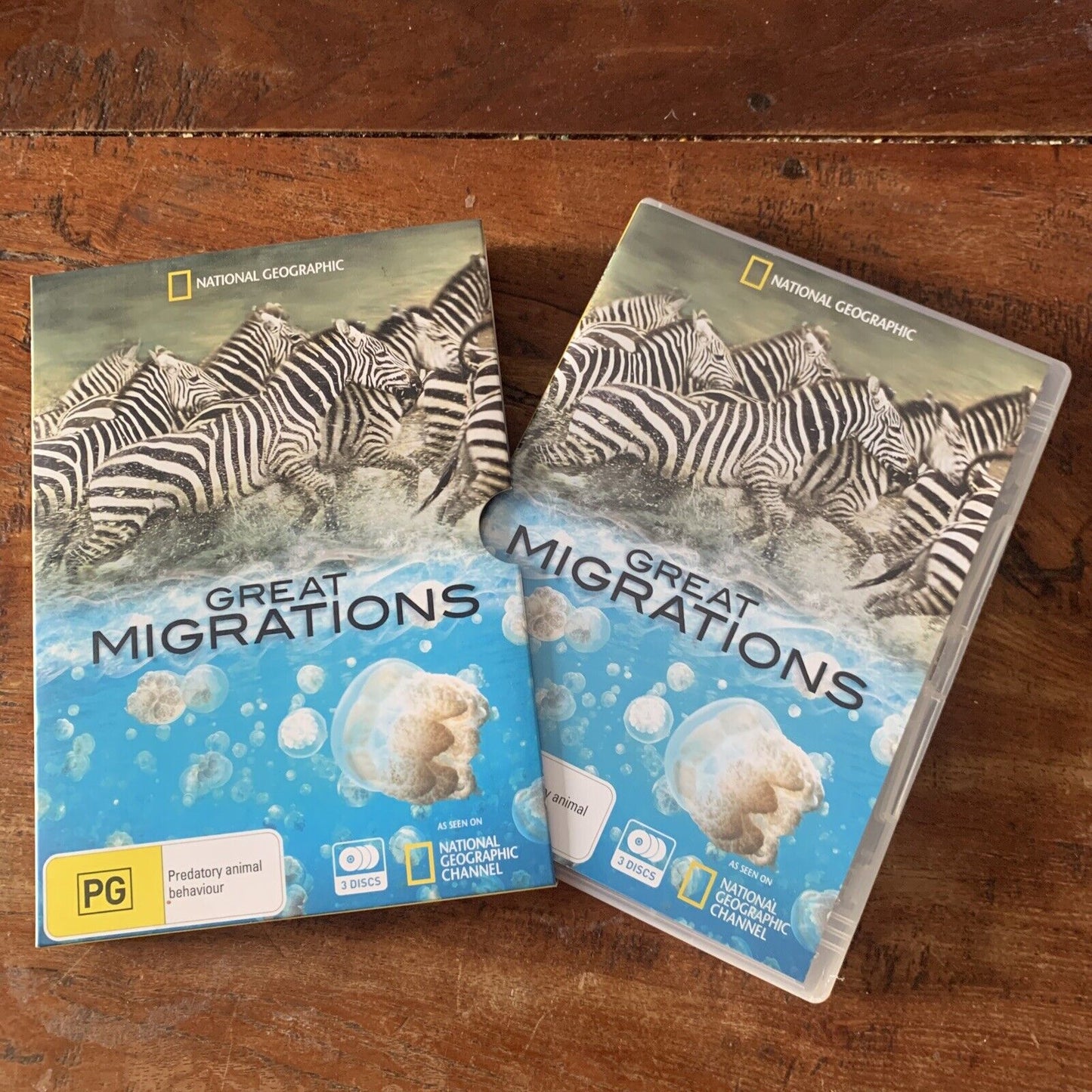 DVD 3 Disc GREAT MIGRATIONS National Geographic Set Slipcase