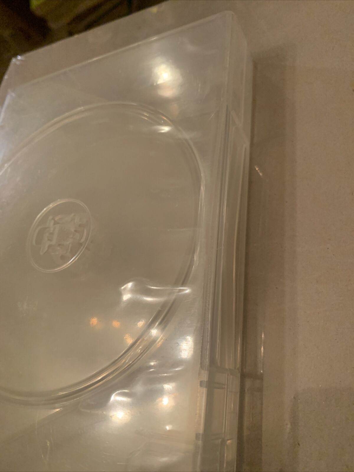 DVD CD Cover Case x1 HOLDS 6 Discs Clear 25mm Replacement Title Sleeve Fat Case