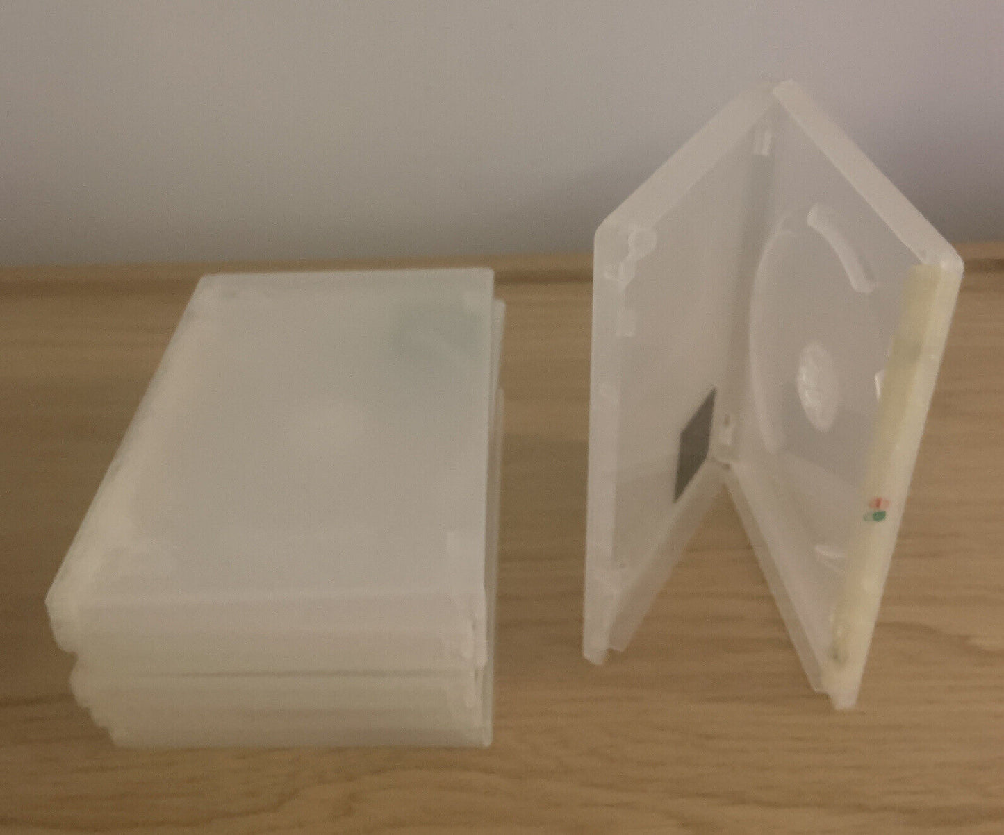 DVD CD Cover Case x 7 HOLDS 1 Disc & Booklet Clear 25mm Replacement Title Sleeve