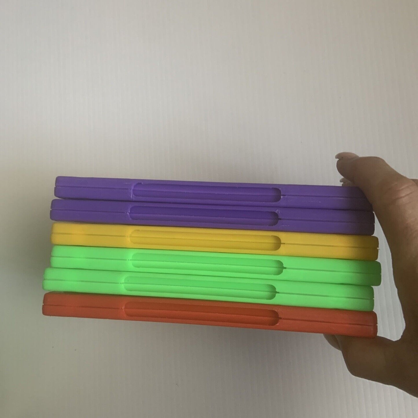 DVD CD Cover Case x6 HOLDS 2 Discs 25mm Replacement Title Sleeve Double Colour