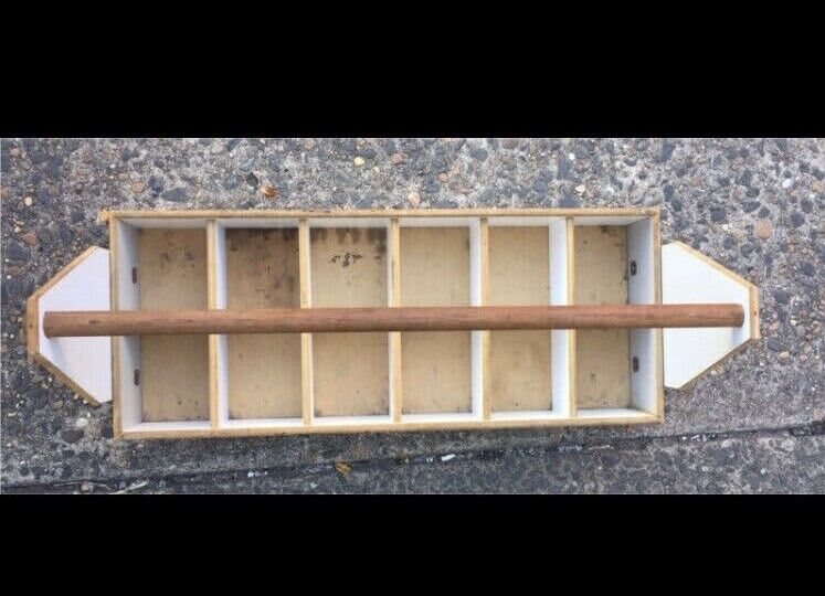 Tool Box Vintage 66cm Wooden Steel Trim Craft Storage Box ToolBox Carry Case