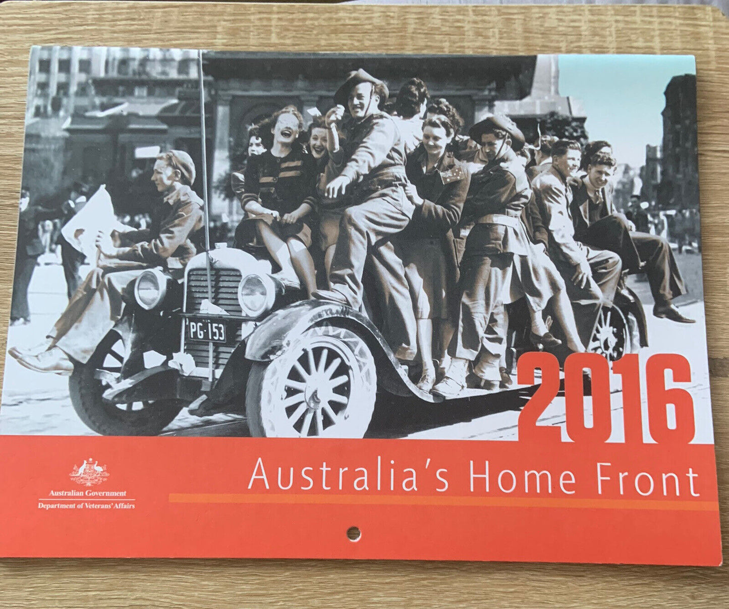 2016 Wall Calendar Australia's Home Front Dept of Veteran Affairs Soldiers NEW