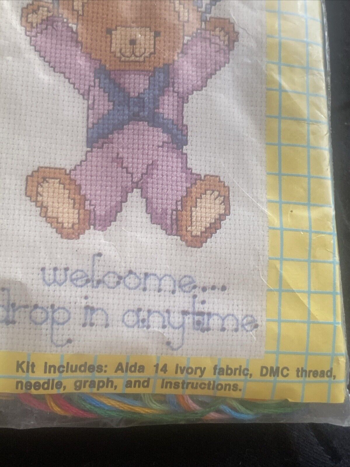 Knick Knack Paddy Whacks Cross Stitch Bear Kits No 3 Drop In Anytime - Started