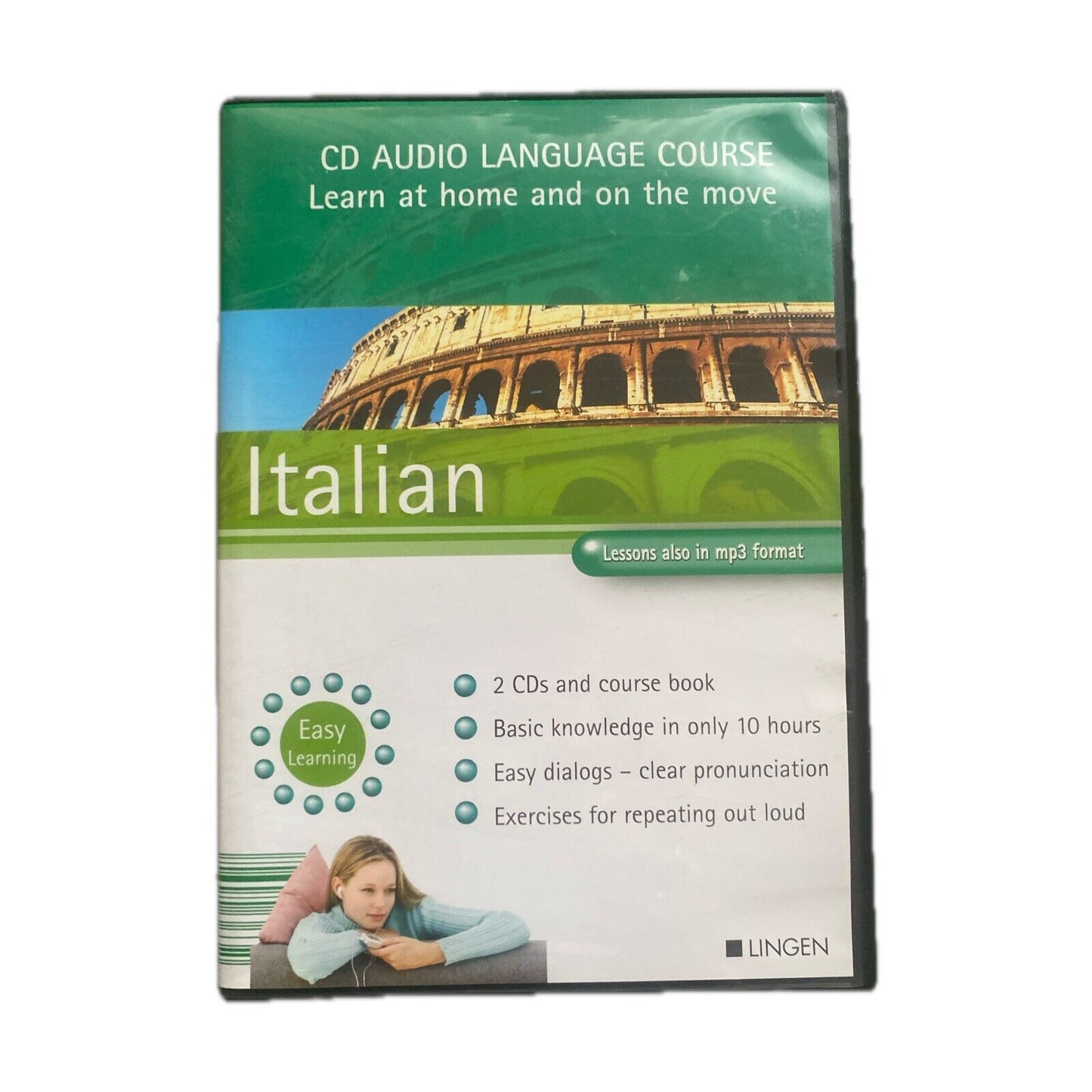 ITALIAN CD AUDIO LANGUAGE COURSE 2 CDs Course Book also MP3 Format Easy Learning