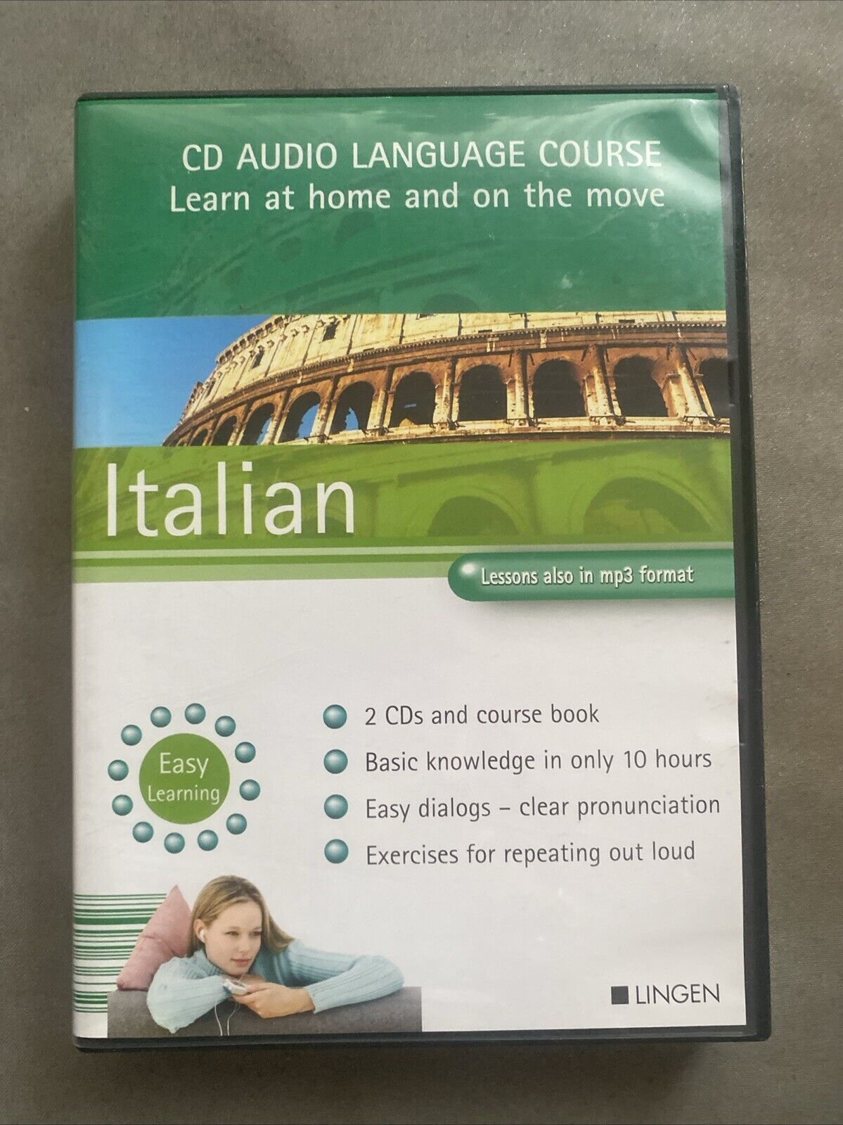 ITALIAN CD AUDIO LANGUAGE COURSE 2 CDs Course Book also MP3 Format Easy Learning