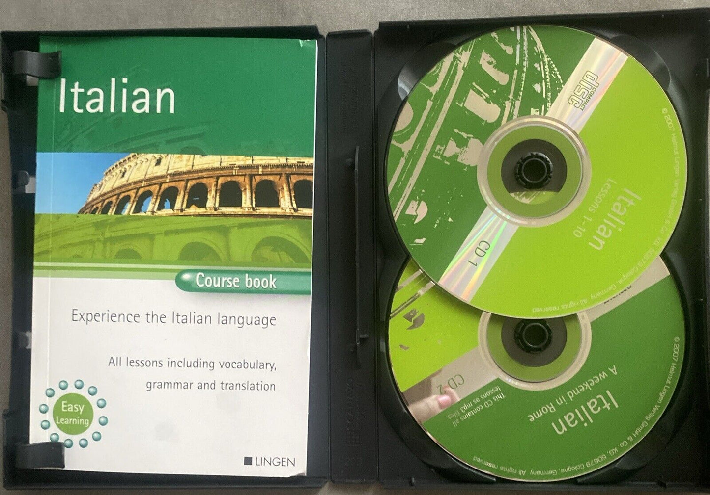ITALIAN CD AUDIO LANGUAGE COURSE 2 CDs Course Book also MP3 Format Easy Learning
