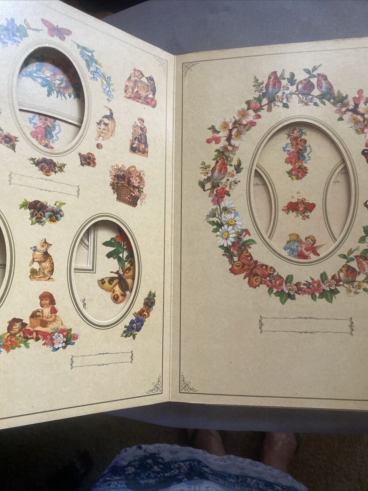 VICTORIAN Photograph Album 1996 Joanna Lorenz Roses Annes Publishing NEW HC